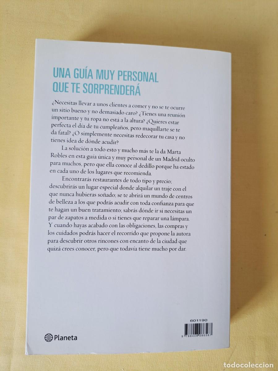 Libros: MARTA ROBLES - MADRID ME MARTA - PLANETA 2010 - DEDICADO - Foto 10