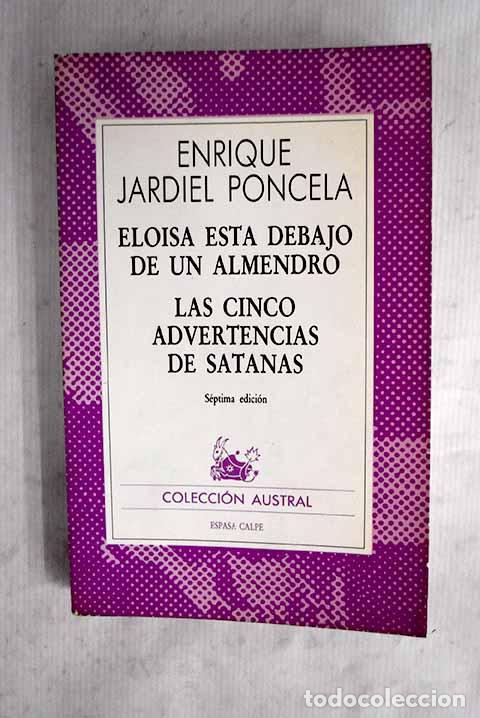 Libros: Elo&iacute;sa est&aacute; debajo de un almendro.- Jardiel Poncela, Enrique
