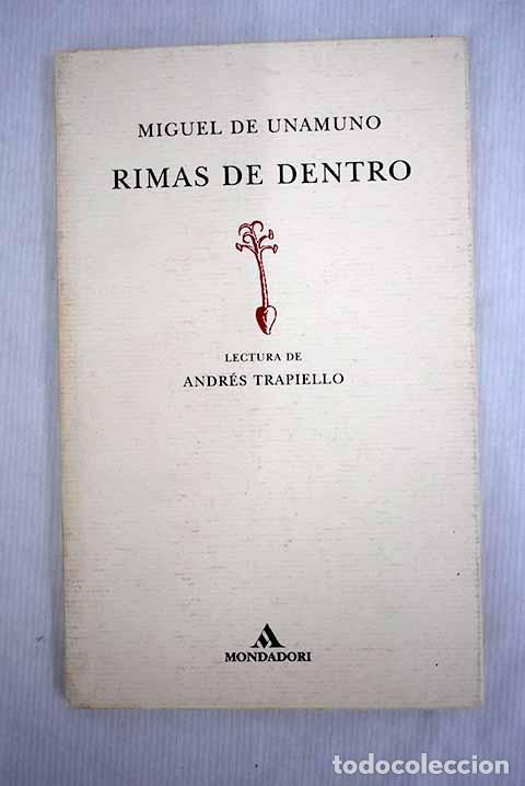 Libros: Rimas de dentro: Unamuno, Miguel de.- Unamuno, Miguel de