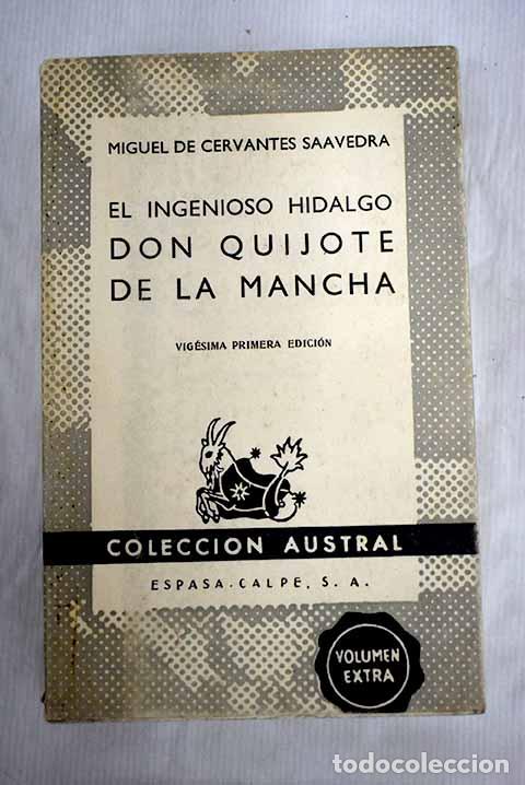 Libros: Don Quijote de la Mancha.- Cervantes Saavedra, Miguel de