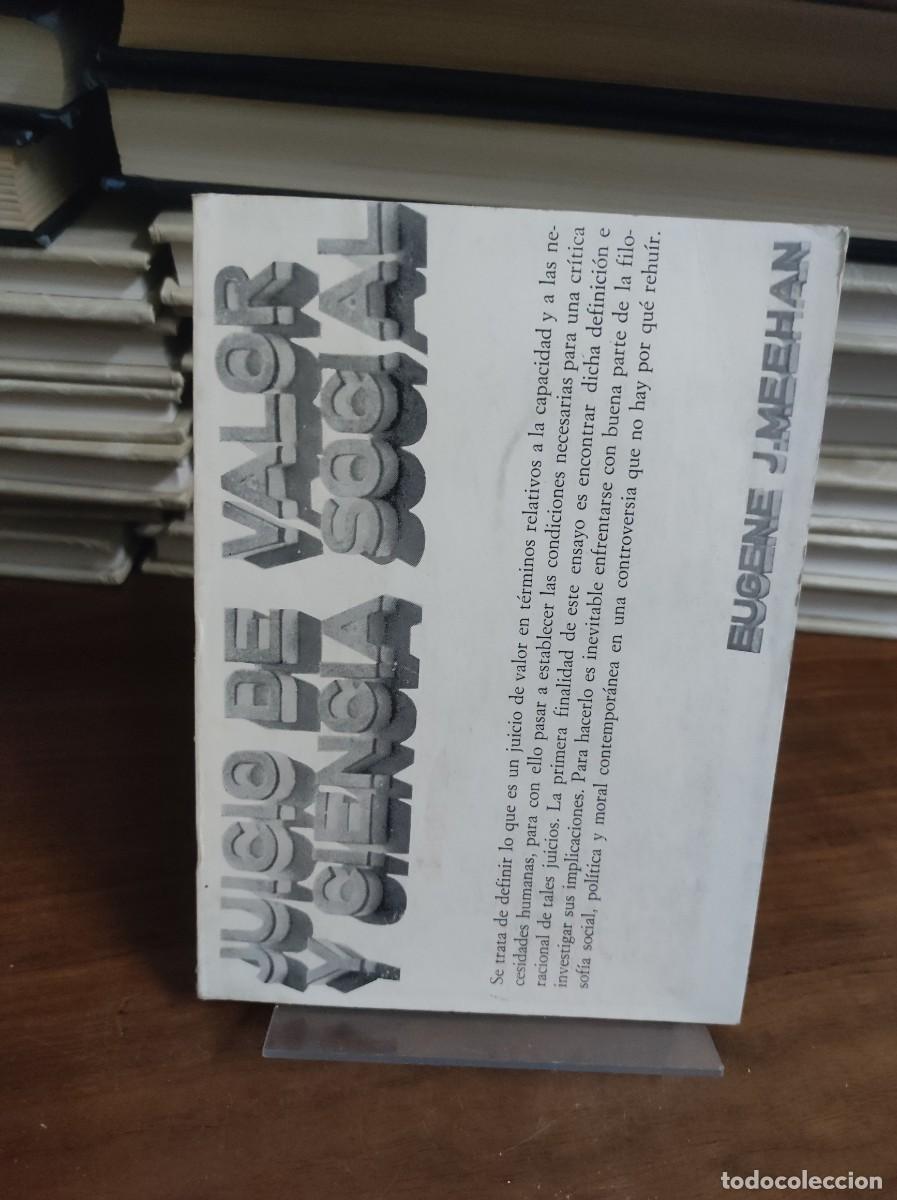 Libros: Juicio de Valor y Ciencia Social Eugene J. Meehan - Foto 1