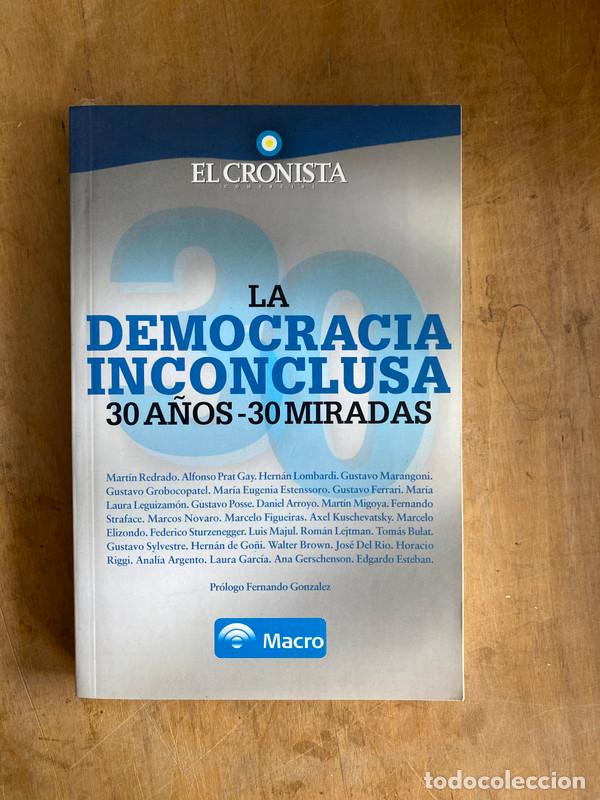 Livros em segunda m&atilde;o: La democracia inconclusa. 30 a&ntilde;os - 30 miradas