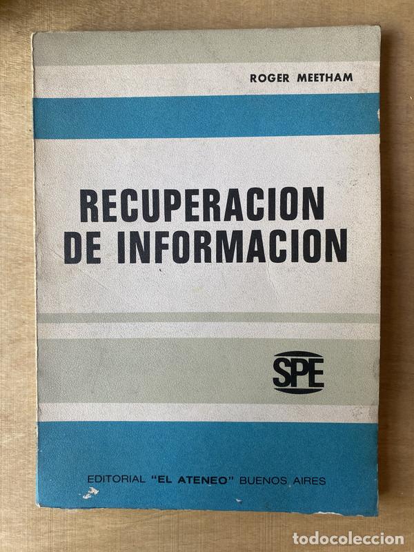 books: Recuperacion de informacion - Meetham Roger