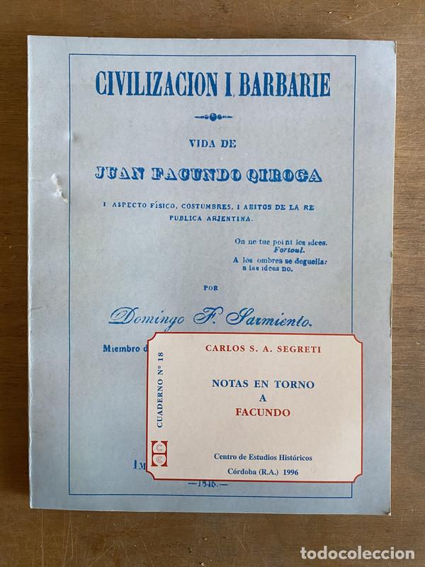 books: Notas en torno a Facundo - Segreti Carlos S. A.