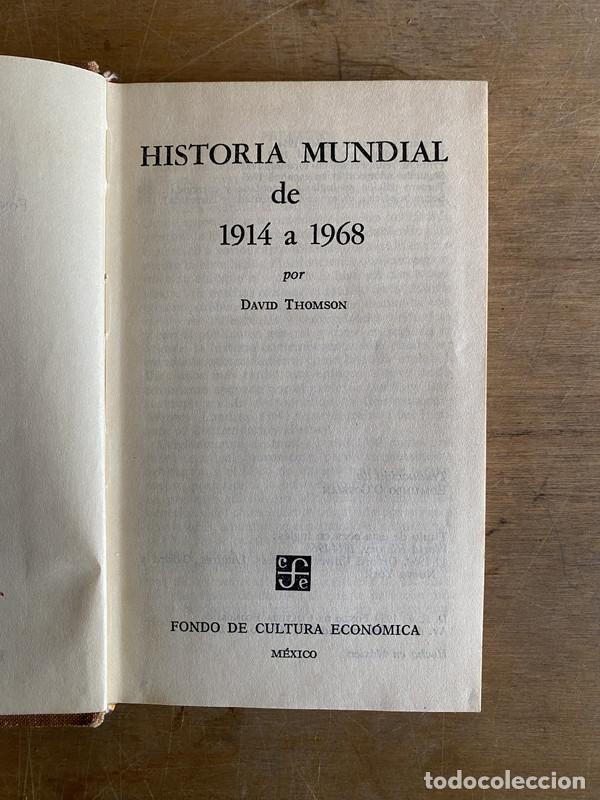 Libri di seconda mano: Historia mundial de 1914 a 1968 - Thomson David