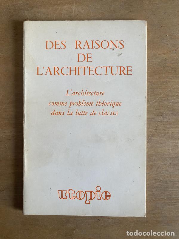 Libros: Des raisons de larchitecture - a - Foto 1