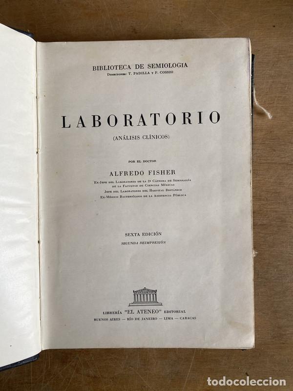 Libros: Laboratorio (analisis clinicos) - Fisher Alfredo - Foto 1