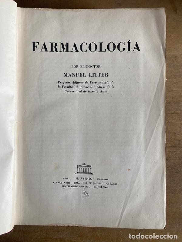 Libros: Farmacologia - Litter Manuel - Foto 1