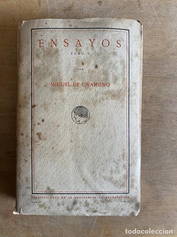 Libros: ENSAYOS - De Unamuno Miguel - Foto 1