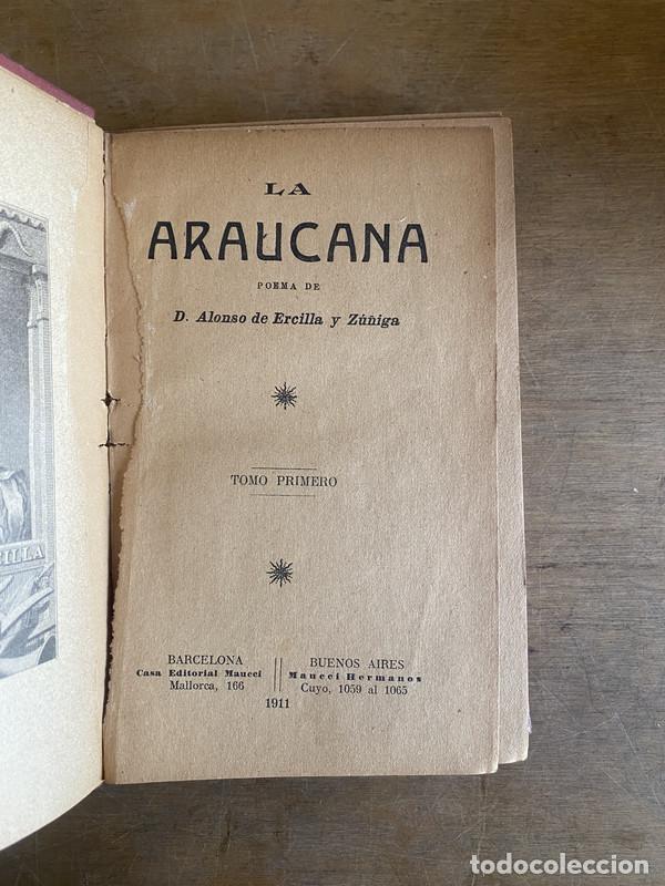 Libros: LA Araucana - De Ercilla y Zu&ntilde;iga D. Alonso