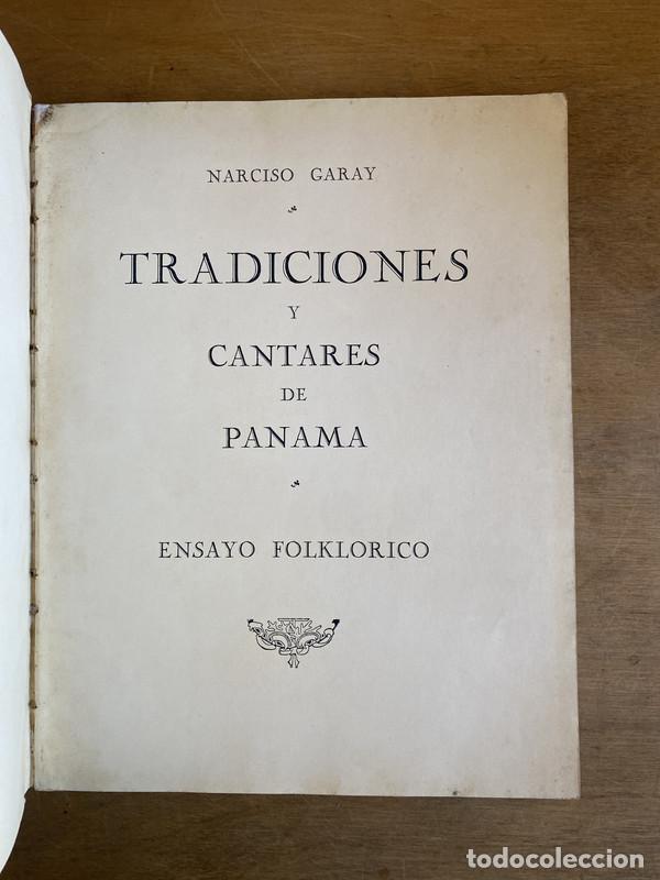 B&uuml;cher: Tradiciones y cantares de Panama - Garay Narciso
