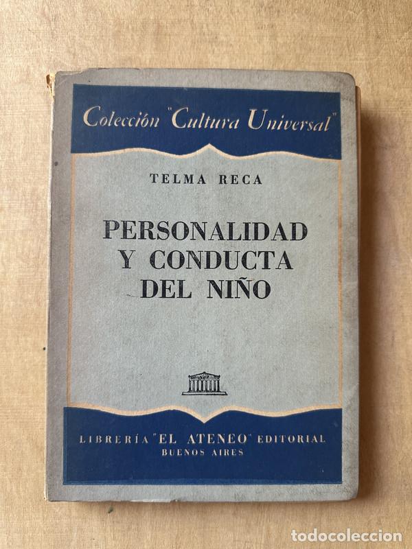 Libros: Personalidad y conducta del ni&ntilde;o - Reca Telma - Foto 1