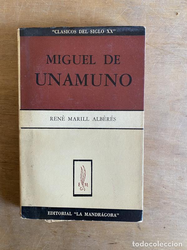 Libros: Miguel de Unamuno - Marill Alb&egrave;res Rene