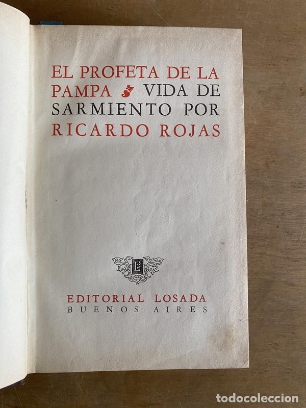 Libros: El profeta de la pampa - Rojas Ricardo - Foto 1