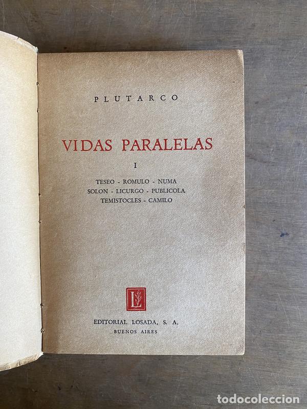 Libros: Vidas paralelas - Plutarco - Foto 1