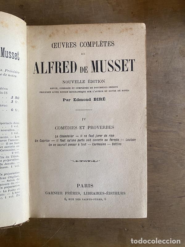 Libros: Oeuvres completes - De Musset Alfred - Foto 1