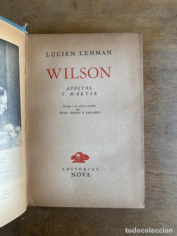 Libros: Wilson - Lehman Lucien - Foto 1