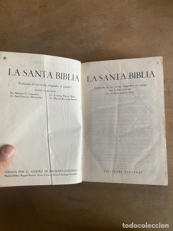 Libros: La santa biblia - a - Foto 1