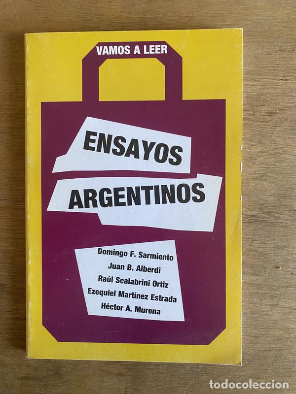 B&uuml;cher: Ensayos argentinos - Domingo F. Sarmiento; Juan B. Alberdi;