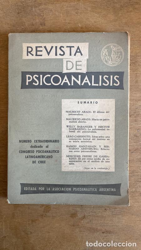 B&uuml;cher: Revista de psicoanalisis - Abadi Mauricio; Baranger Willy; Garbarino Hector