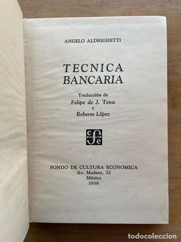 Libri di seconda mano: Tecnica bancaria - Aldrighetti angelo