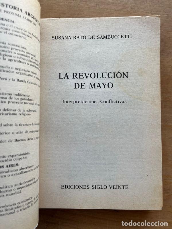 B&uuml;cher: La revolucion de mayo - Rato de Sambuccetti Susana