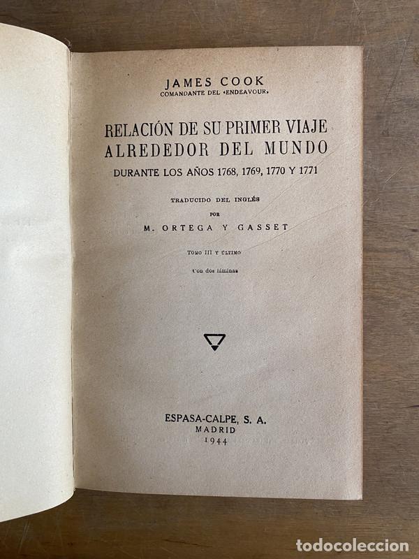books: Relacion de su primer viaje alrededor del mundo - Cook James