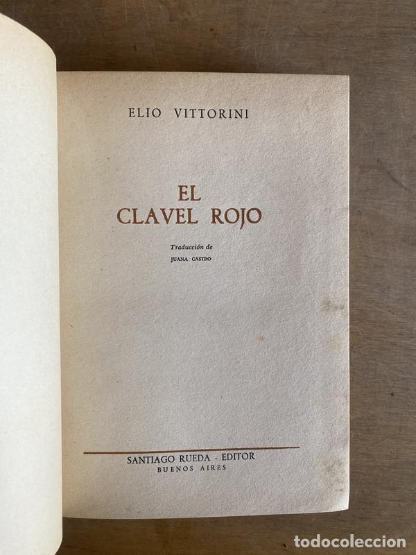Libros: El clavel rojo - Vittorini Elio - Foto 1