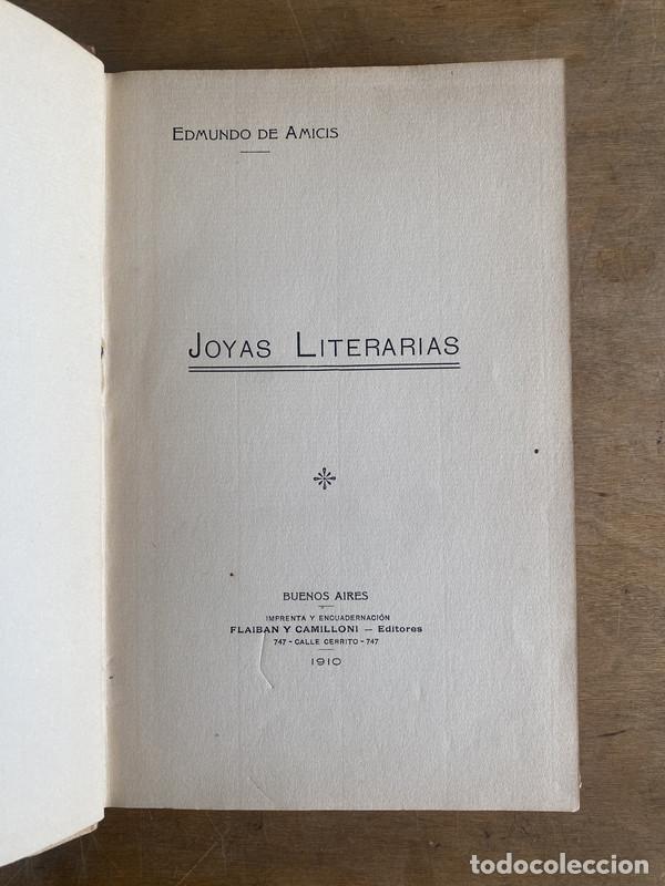 Libros: Joyas literarias - de Amicis Edmundo - Foto 1