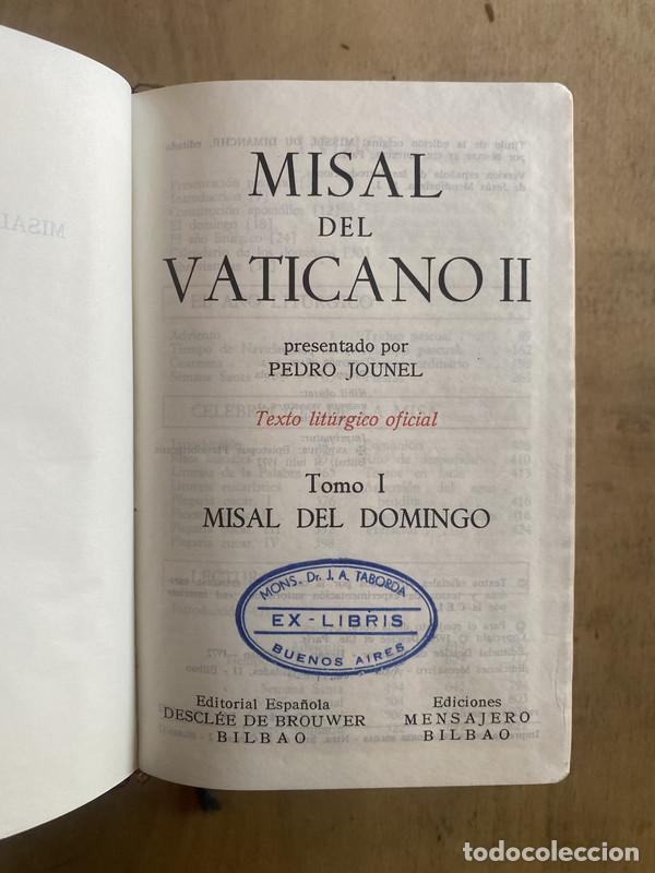 Libros: Misal del vaticano II - Jounel Pedro - Foto 1