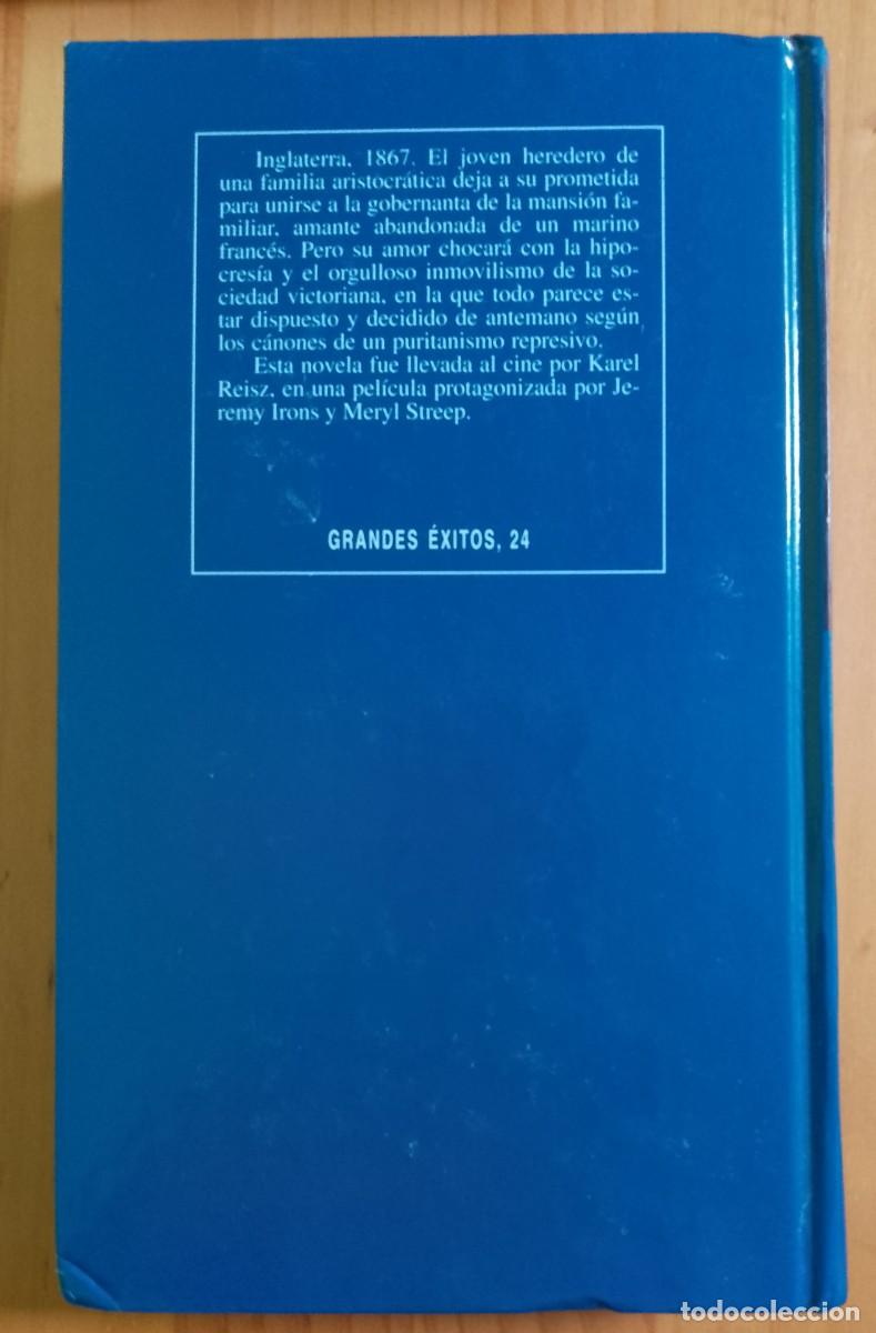 Libros: LA MUJER DEL TENIENTE FRANC&Eacute;S - JOHN FOWLES - Foto 2