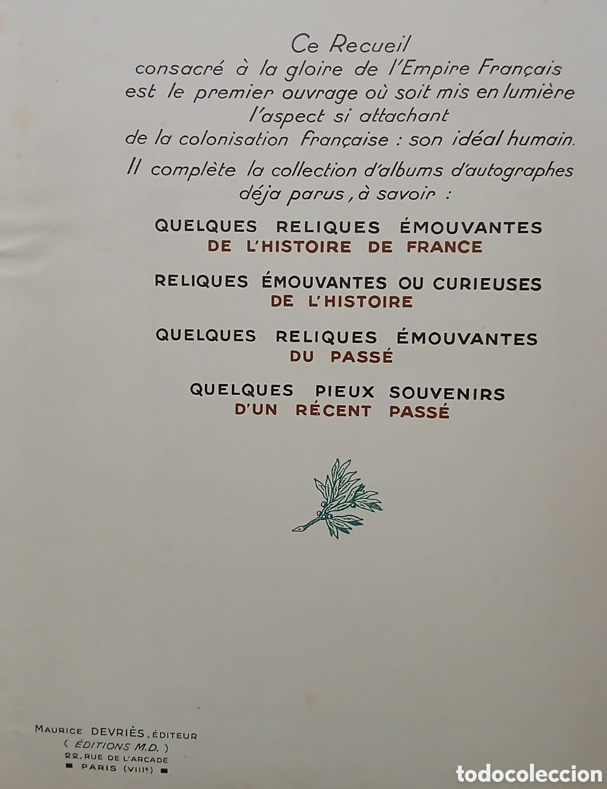 Libros: 150 ANS DE CONQU&Ecirc;TE DES COEURS - Foto 10