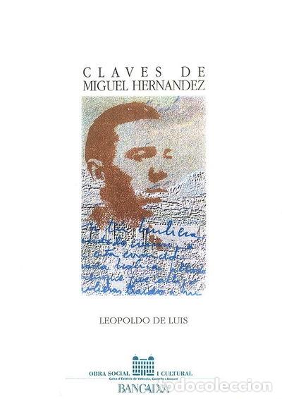 Libros: Claves de Miguel Hern&aacute;ndez- 9788487684241 - Foto 1