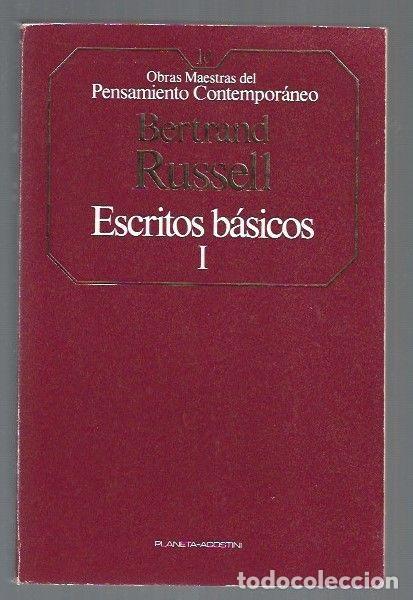 Libros: ESCRITOS BASICOS I - RUSSELL, BERTRAND - Foto 1