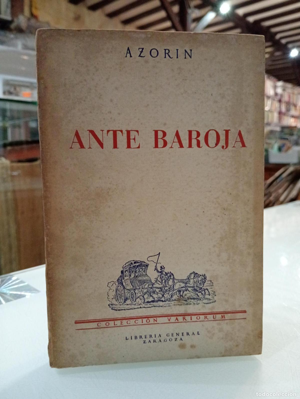 Libros: Ante Baroja - Azorin. - Foto 1