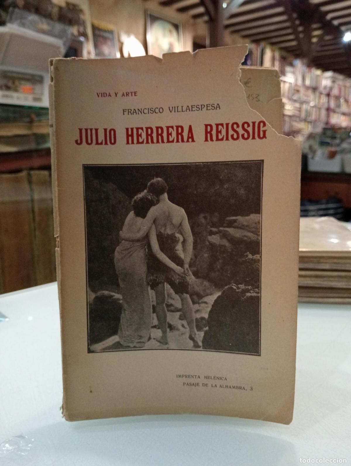Livros em segunda m&atilde;o: Julio Herrera Reissig. Tomo I: Vida y arte - Villaespesa, Francisco.