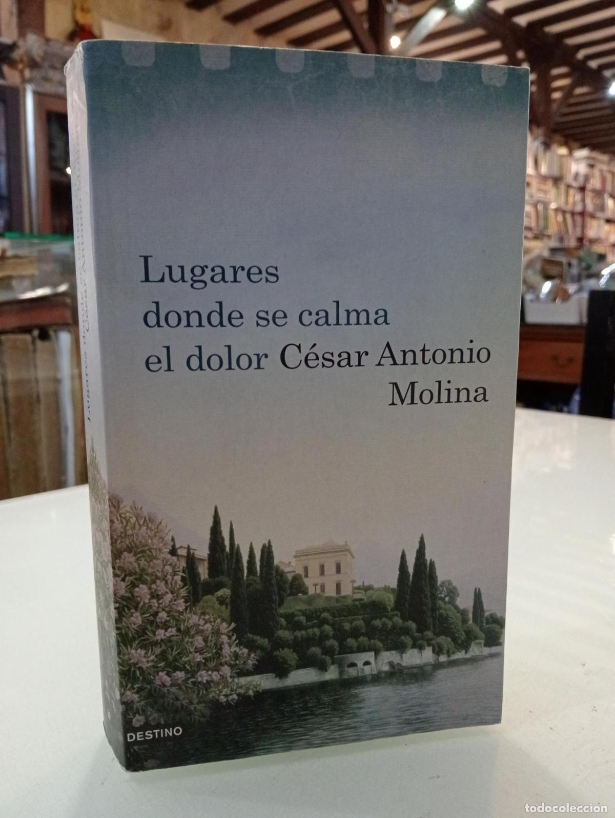 Libros: Lugares donde se calma el dolor [Dedicado] - C&eacute;sar Antonio Molina