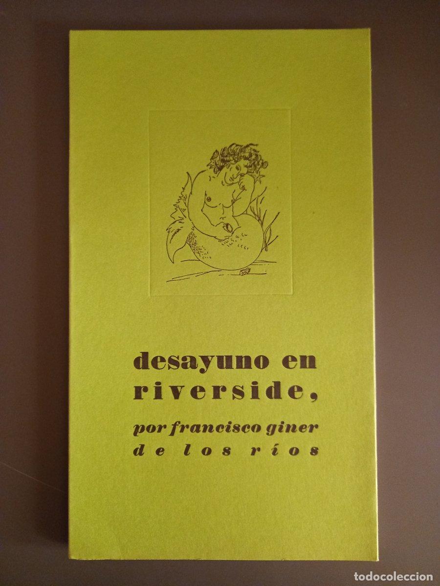 Libros: Desayuno en Riverside. - Giner De Los Rios, Francisco - Foto 1