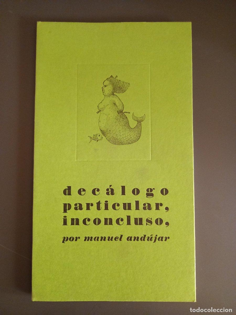 Libros: Dec&aacute;logo particular, inconcluso - And&uacute;jar, Manuel - Foto 1