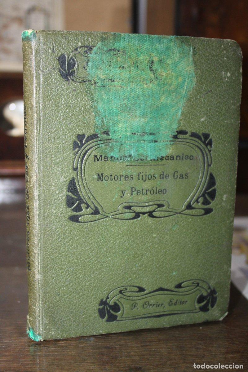 Livros em segunda m&atilde;o: Manual del Mec&aacute;nico VII Motores Fijos de Gas y Petr&oacute;leo. - Franche, Georges.