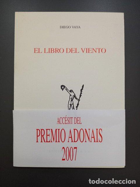 Livres: (Dedicado por el autor) El libro del viento - Vaya, Diego.