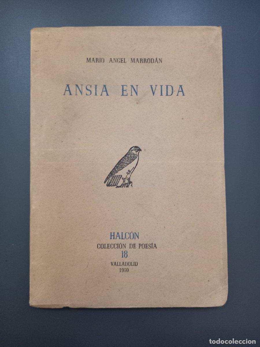Libros: Ansia en vida - Marrod&aacute;n, Mario &aacute;ngel. - Foto 1