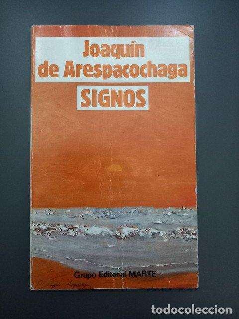 Libros: Signos - De Arespacochaga, Joaqu&iacute;n. - Foto 1