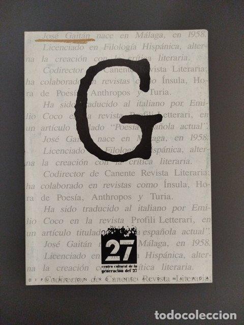 Libros: Cuaderno dedicado a Jos&eacute; Gait&aacute;n - - Foto 1