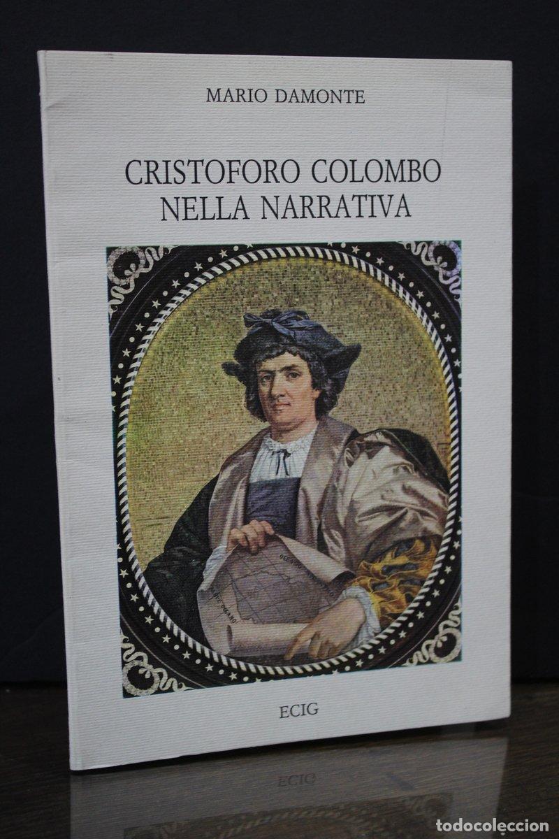 Livros em segunda m&atilde;o: Cristoforo Colombo nella narrativa.- Damonte, Mario.- Dedicado. - Damonte, Mario.