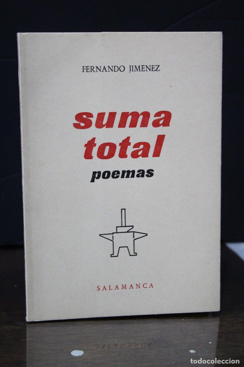 Libros: Suma total. Poemas - Jim&eacute;nez, Fernando. - Foto 1
