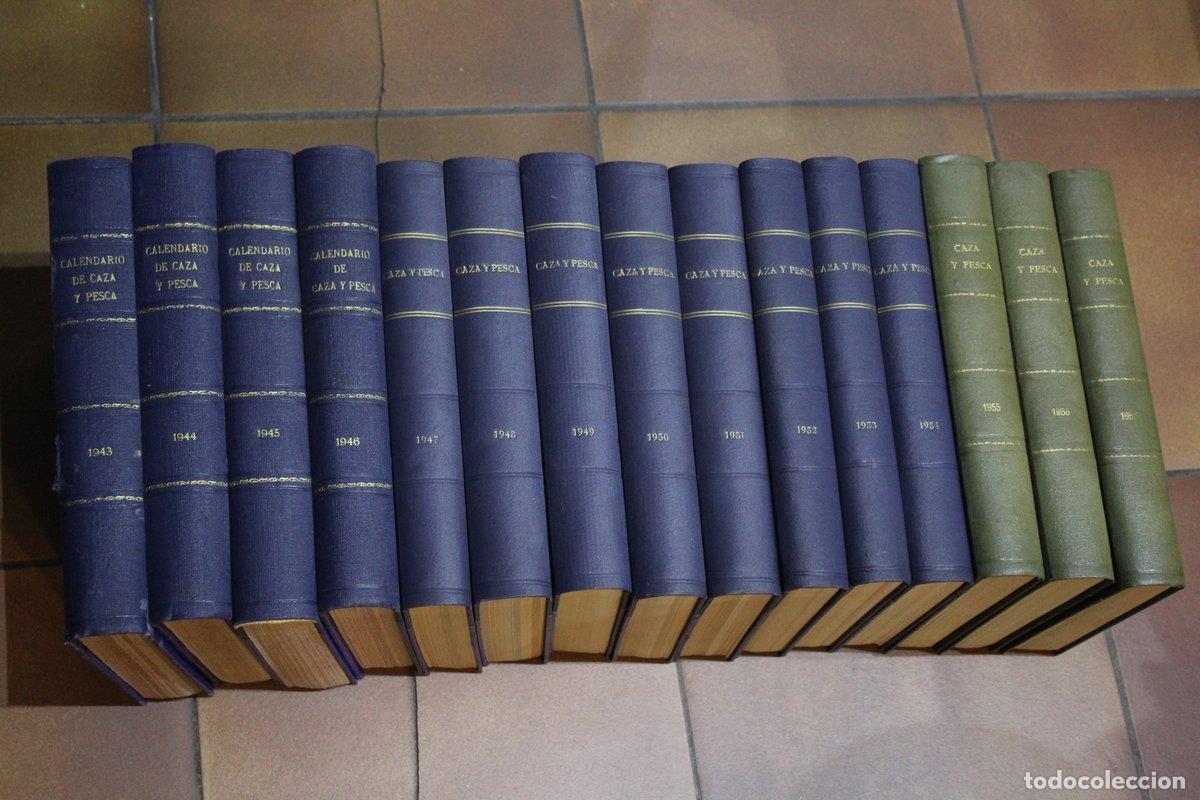 Livros em segunda m&atilde;o: Calendario Mensual Ilustrado de Caza y Pesca, Fluvial y Mar&iacute;tima Armas y Guarder&iacute;a. A&ntilde;os 1943-1957.