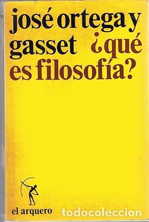 Libri di seconda mano: &iquest;QU&Eacute; ES LA FILOSOF&Iacute;A?