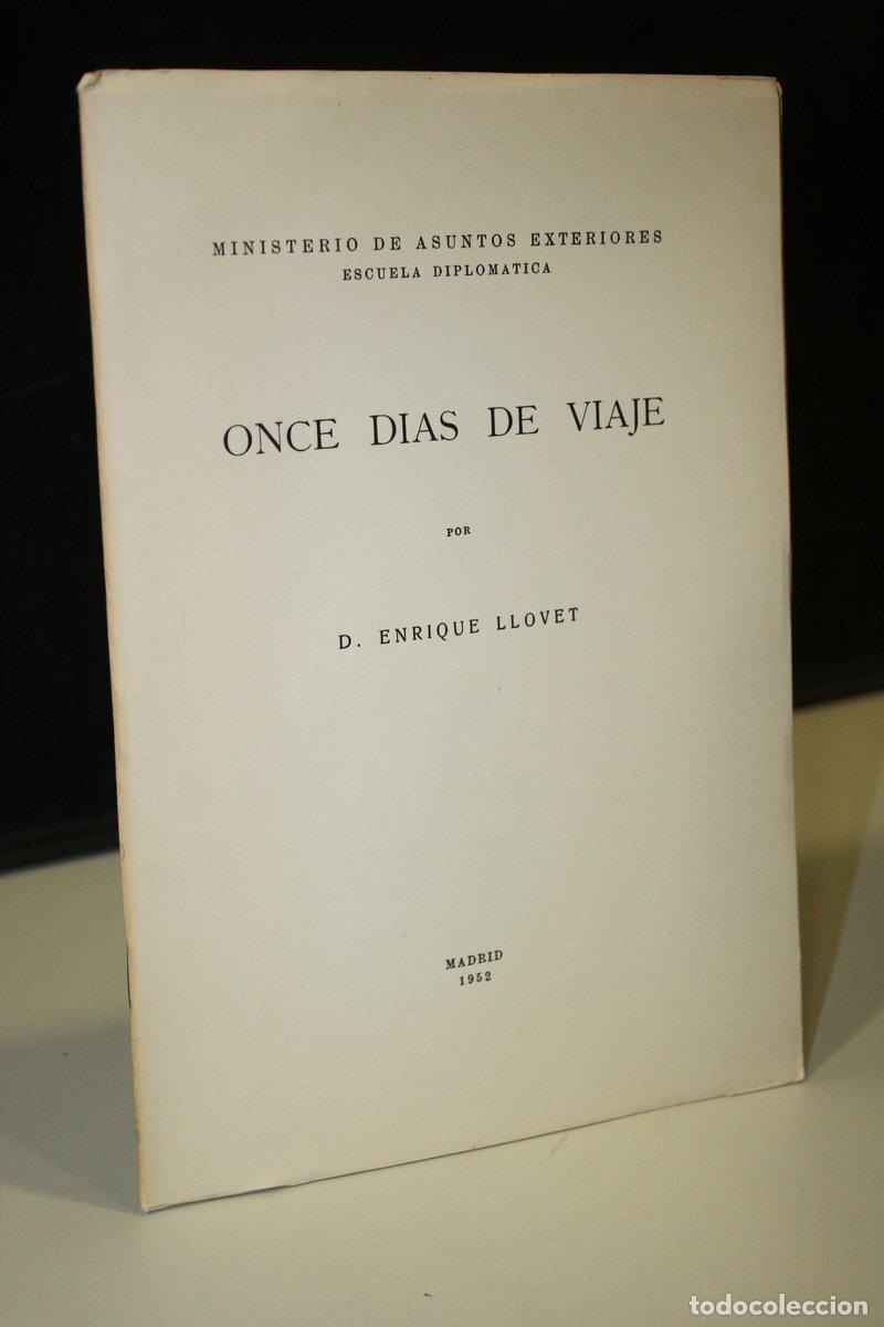 Livres: Once D&iacute;as de Viaje - Llovet, Enrique.