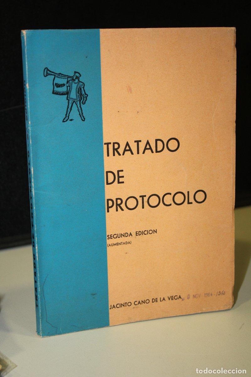 Libros: Tratado de protocolo - Cano De La Vega, Jacinto. - Foto 1